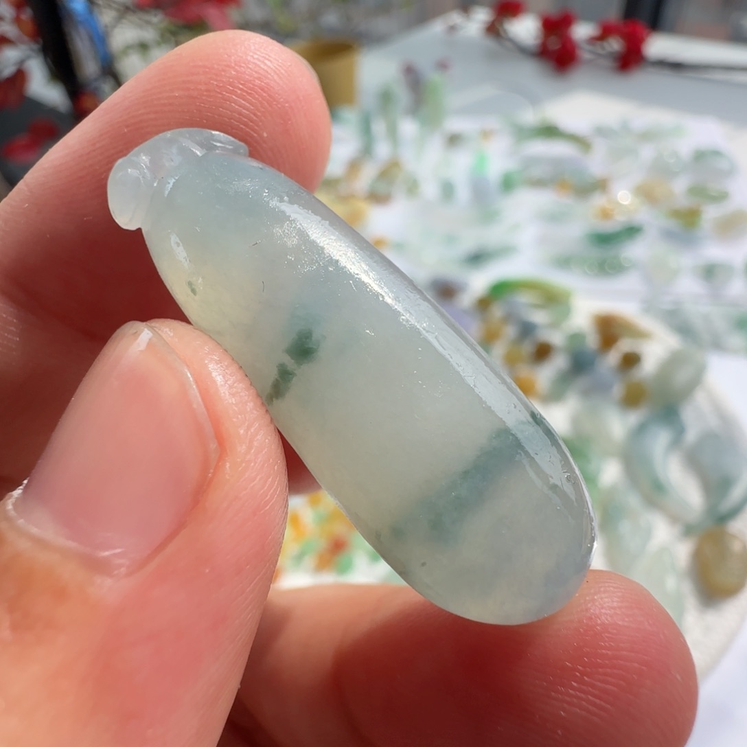 定制翡翠未镶嵌定制翡翠毛货不退不换