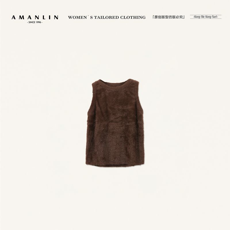 AMANLIN/阿谩琳琥珀流光背心Y601151
