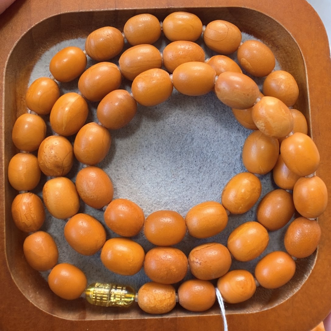 蜜蜡未镶嵌项链蜜蜡