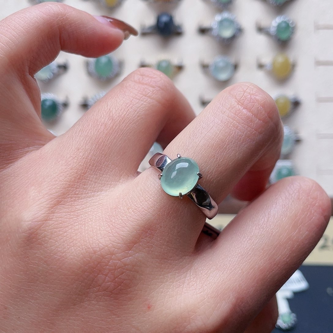 翡翠戒指未镶嵌戒指