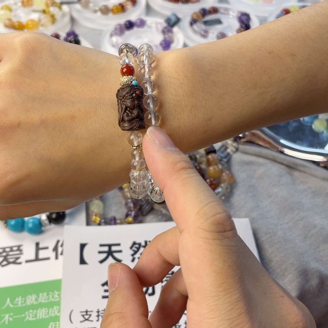 银S925镶嵌水晶手链