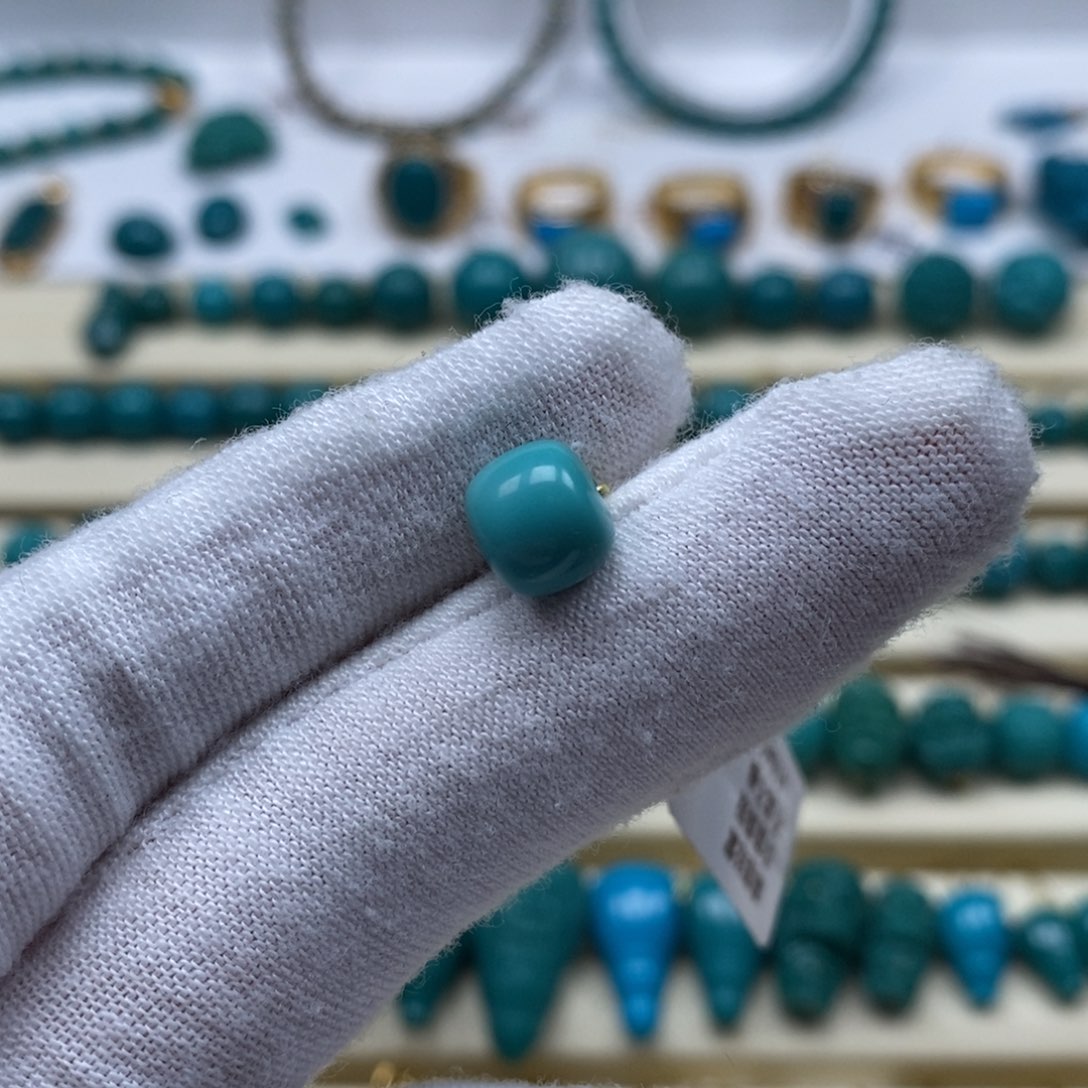 绿松石未镶嵌珠宝奇石8.3mm
