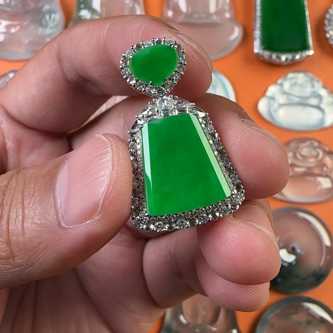 定制翡翠未镶嵌天然