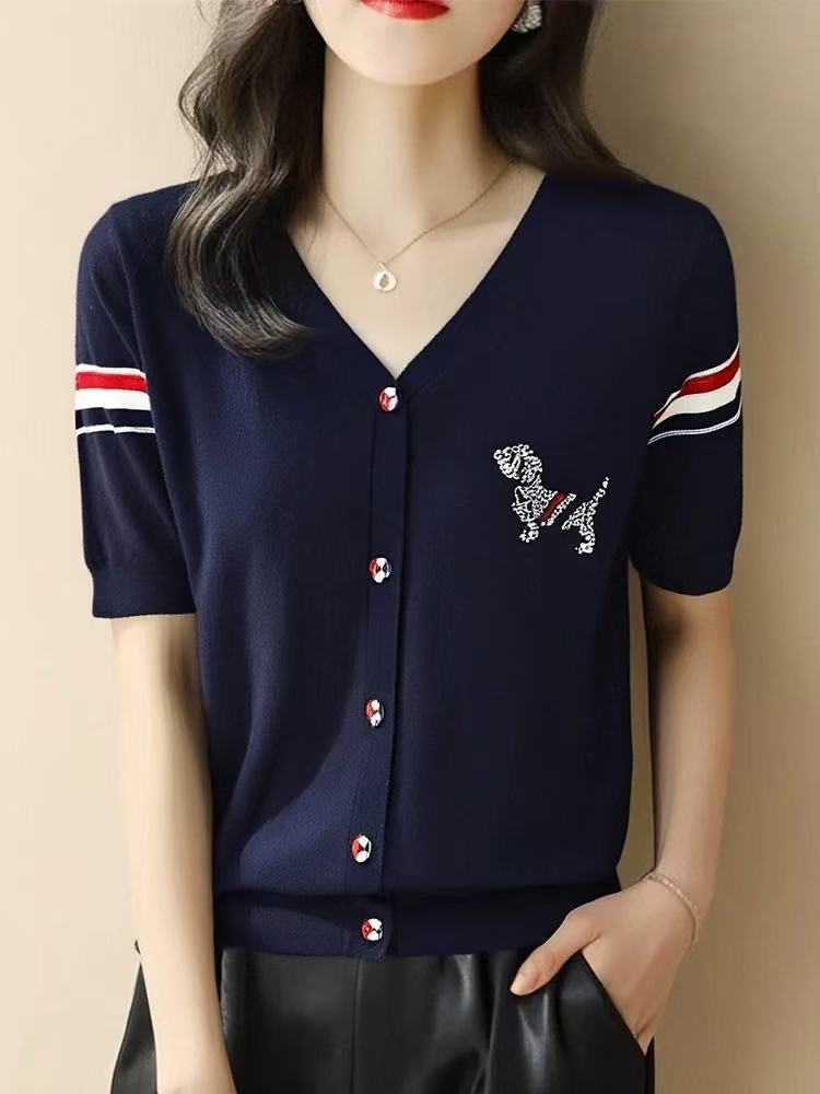 A1206气质休闲款显白优雅风高级妈妈装