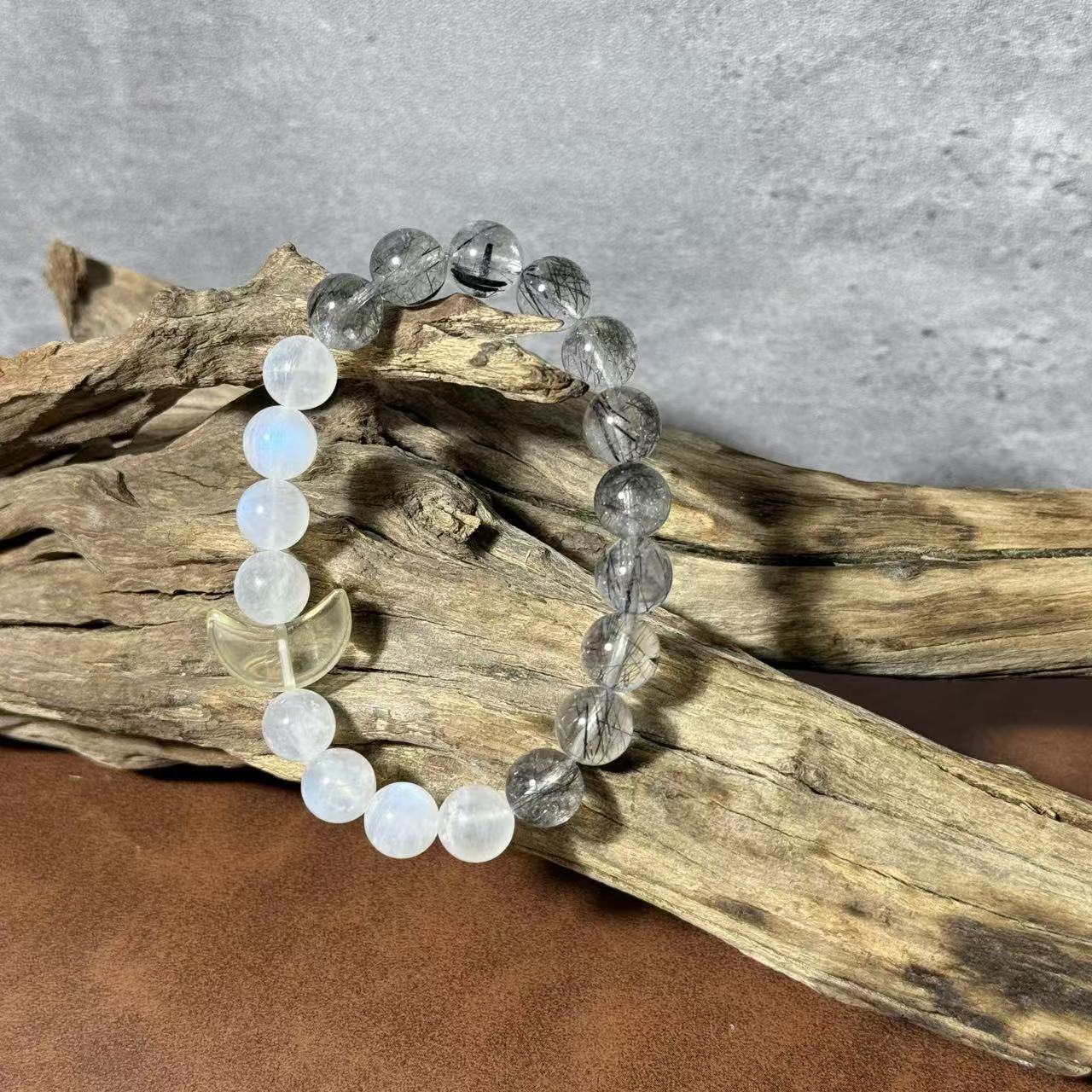 【与帅珠宝】黑发晶diy单圈D122517——多样性发其一