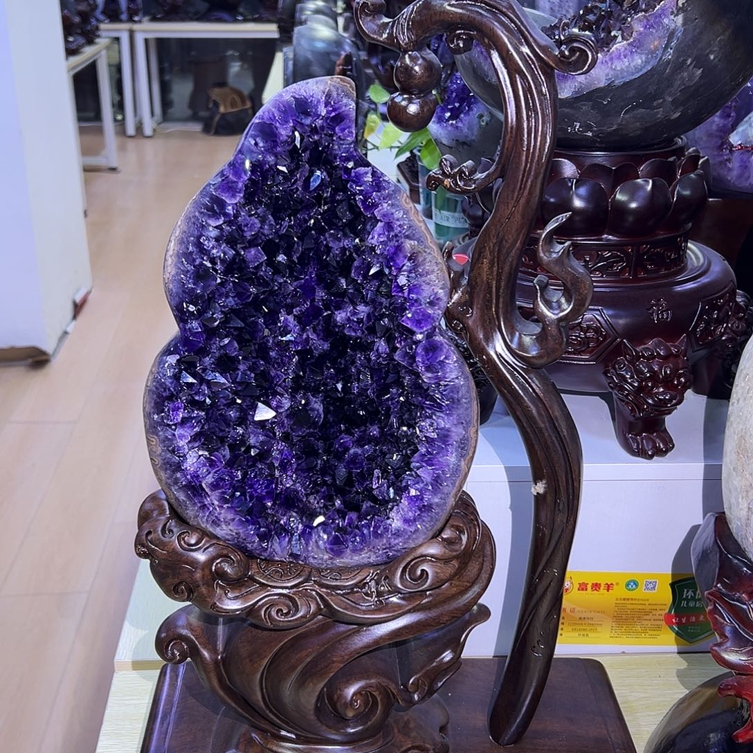 大型摆件（非配饰）紫晶未镶嵌