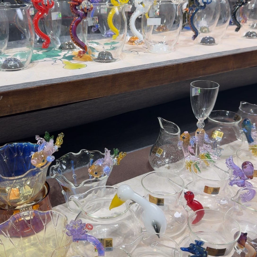 华***。晶焱公道杯温茶器琥珀色