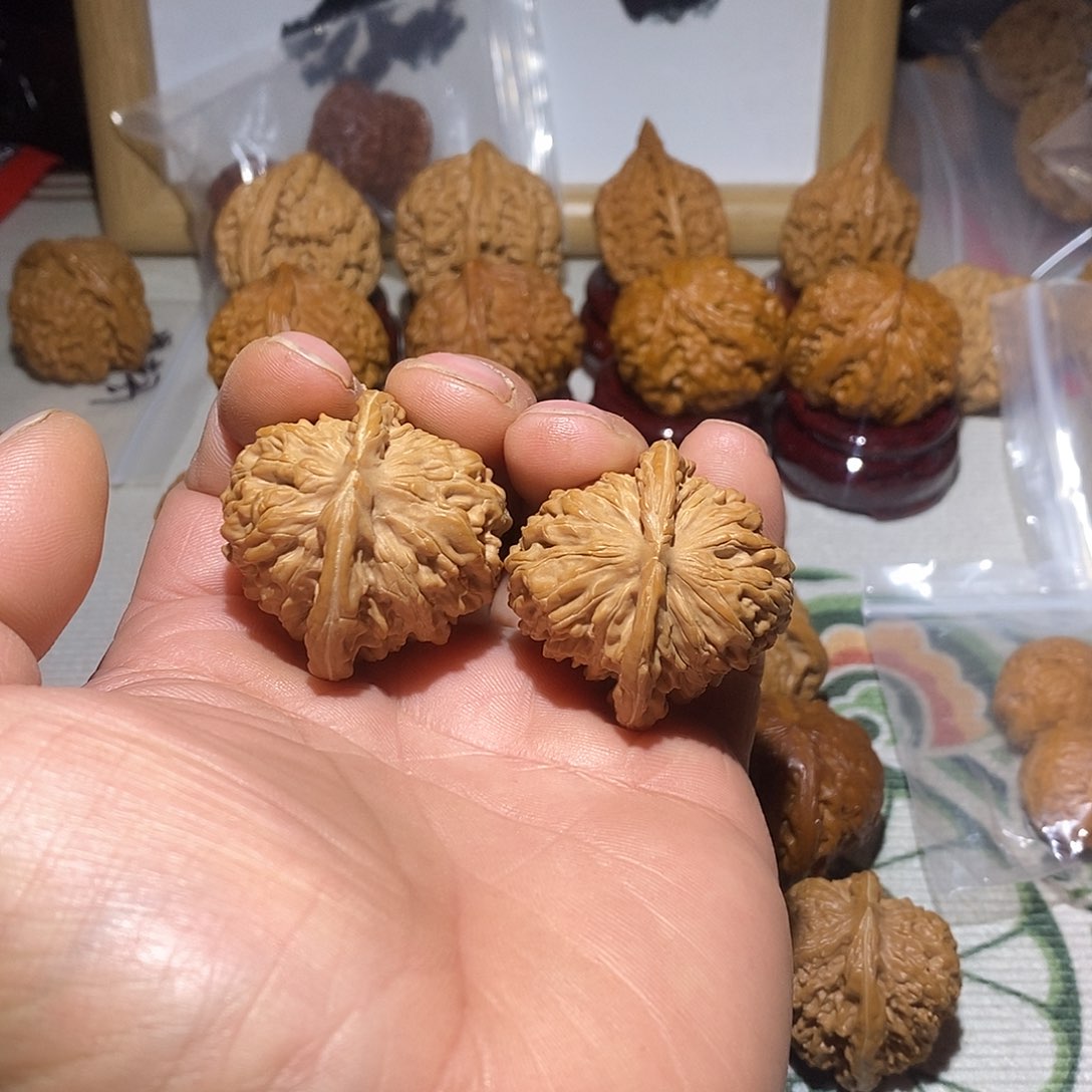 文玩核桃把件千**集37四座楼