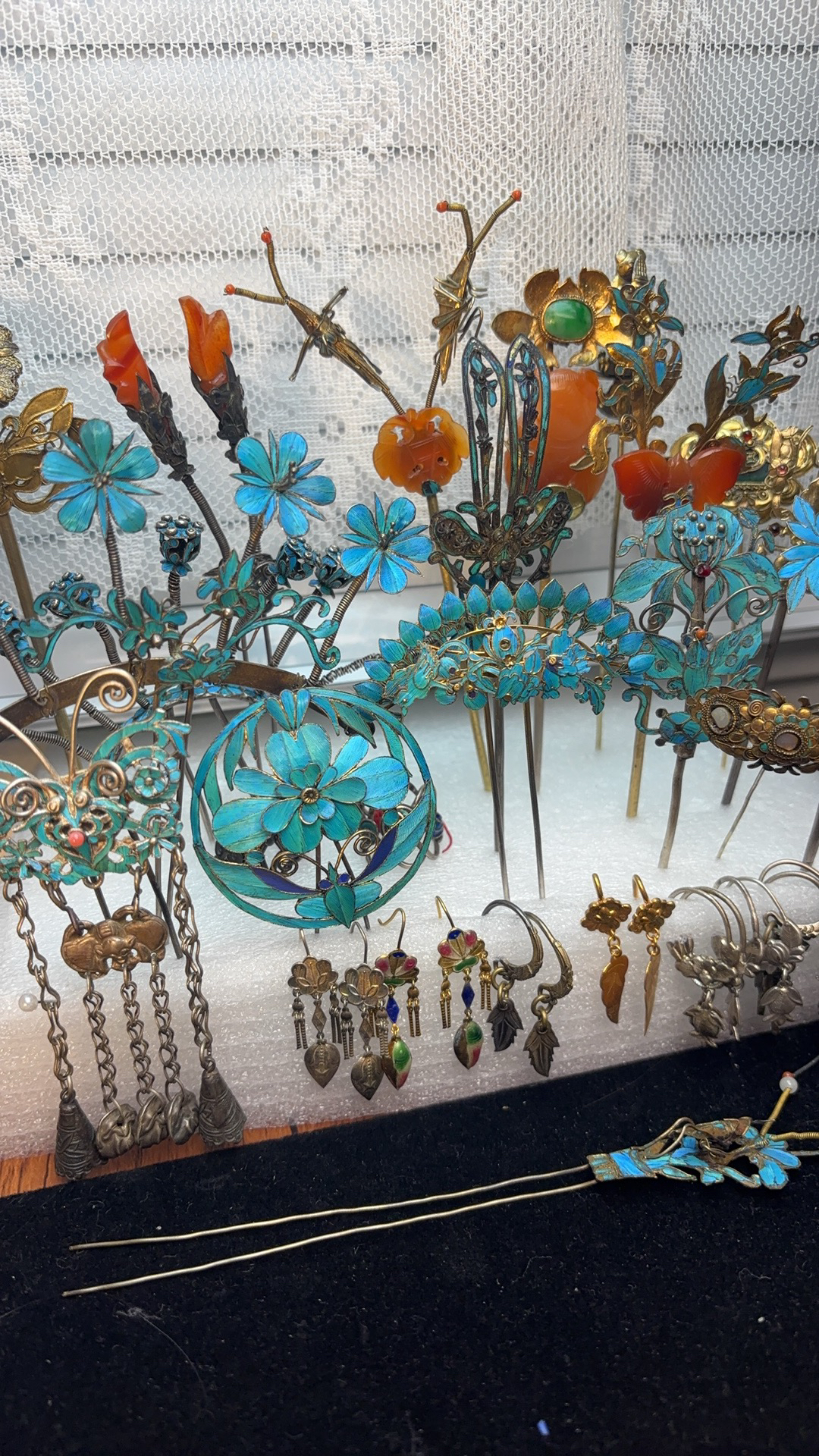 足银银制品 老银饰一物一拍，戒指耳环发簪镯子银锁