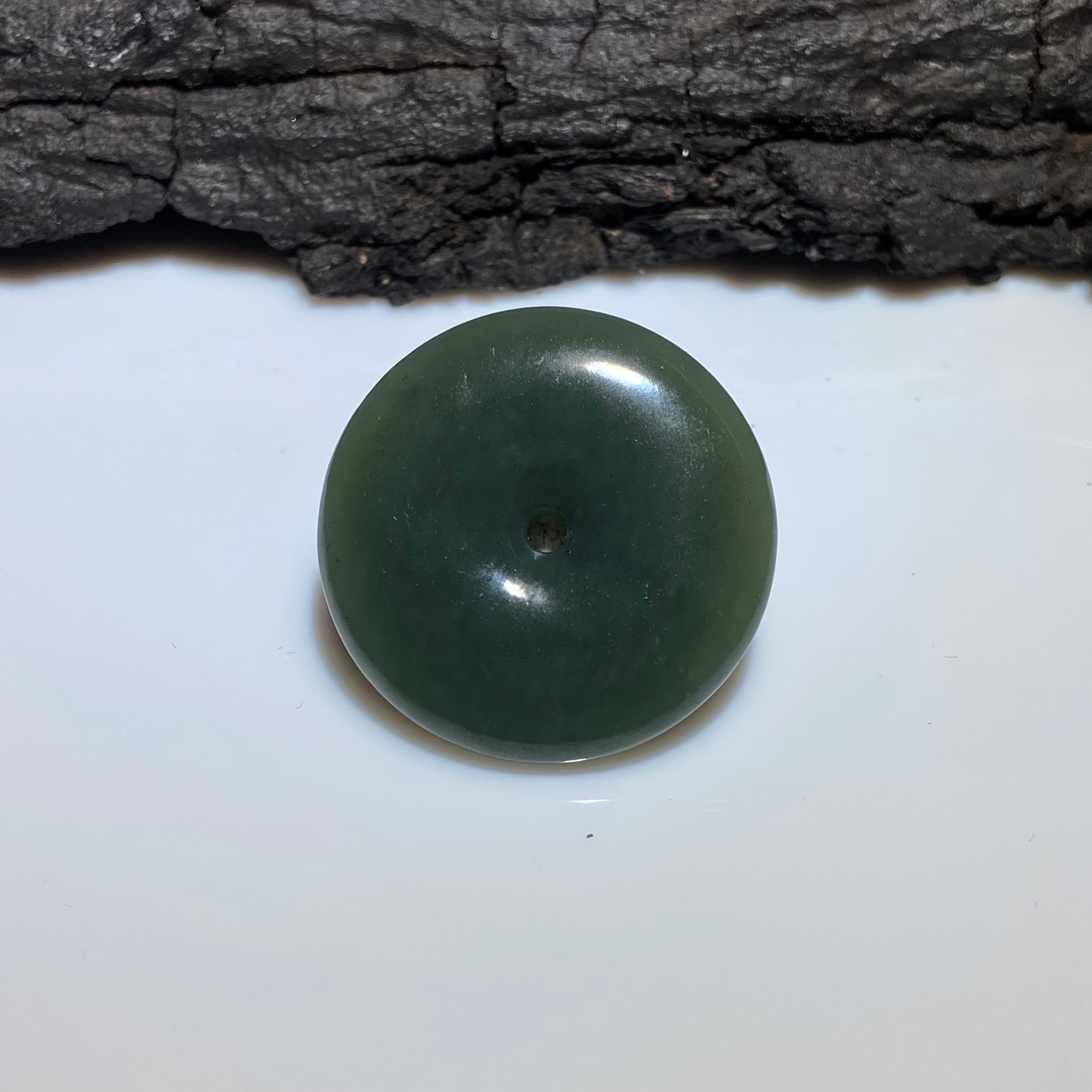 A2510019新疆和田玉且末料平安扣吊坠