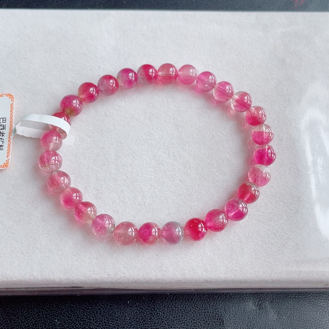 手链未镶嵌碧玺6.8mm左右