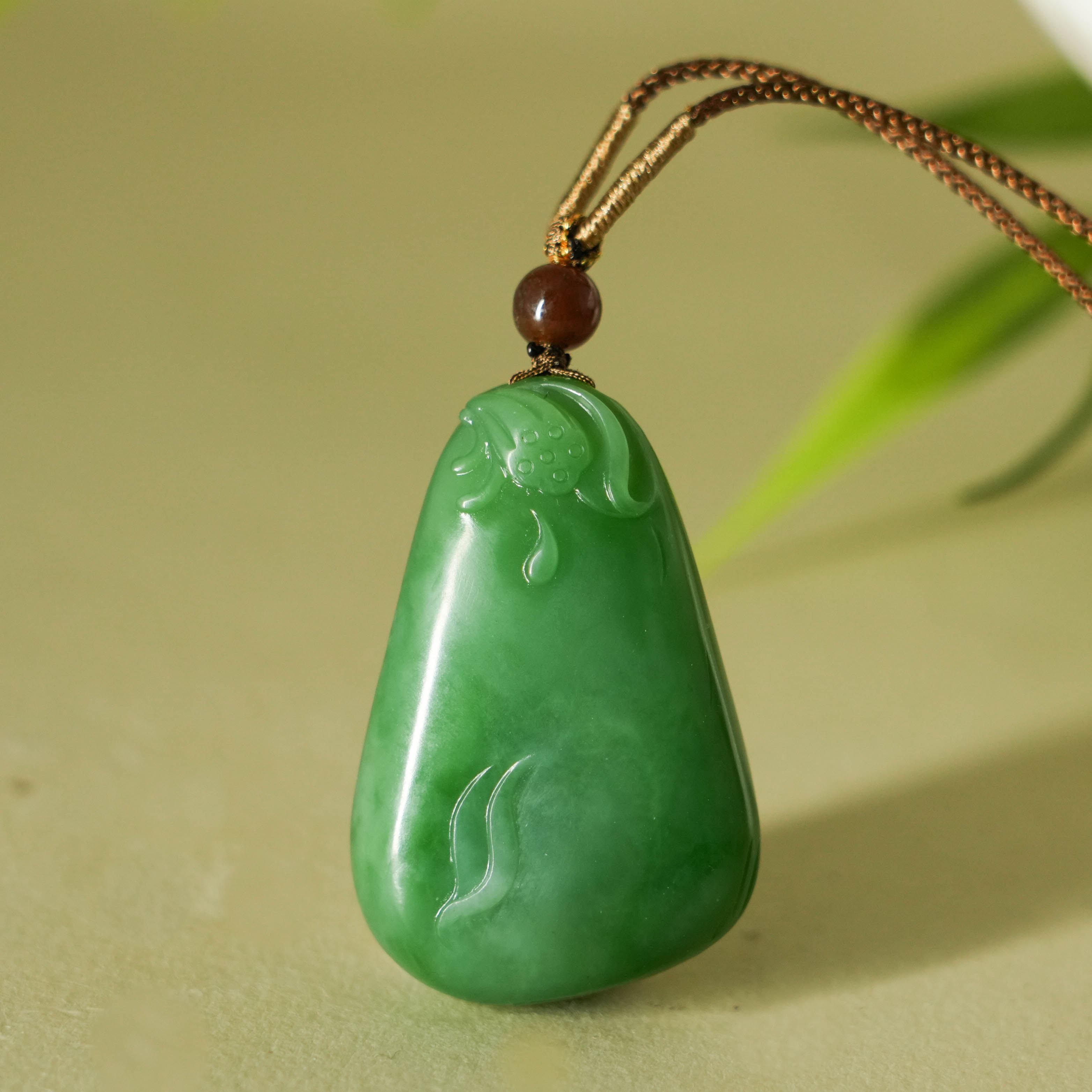 保嘉严选 YX5671 臻藏级和田玉精品碧玉老料吊坠