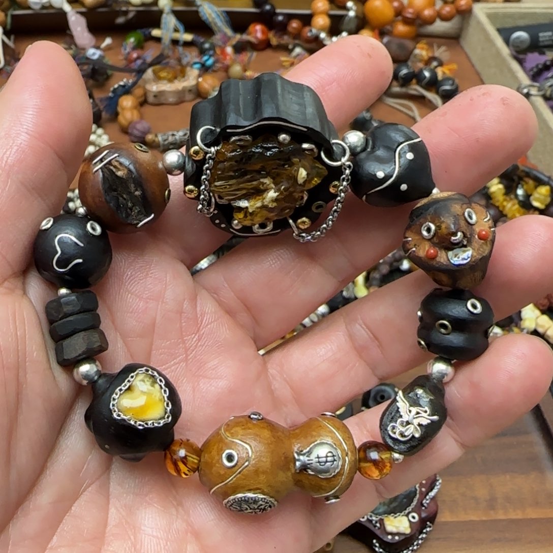 吊坠凤眼菩提手串