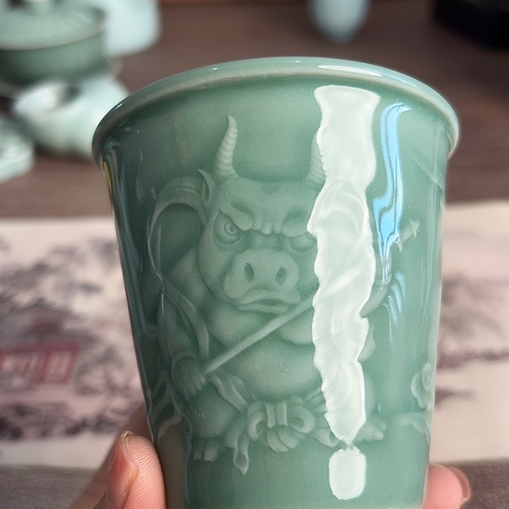 小米茶器龙泉青瓷
