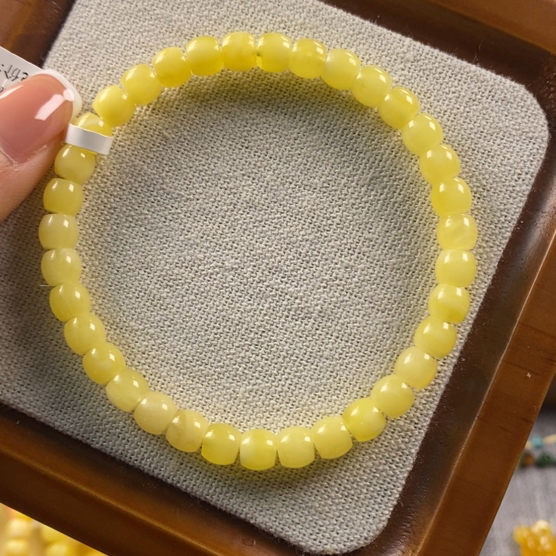 蜜蜡颈饰未镶嵌蜜蜡琥珀