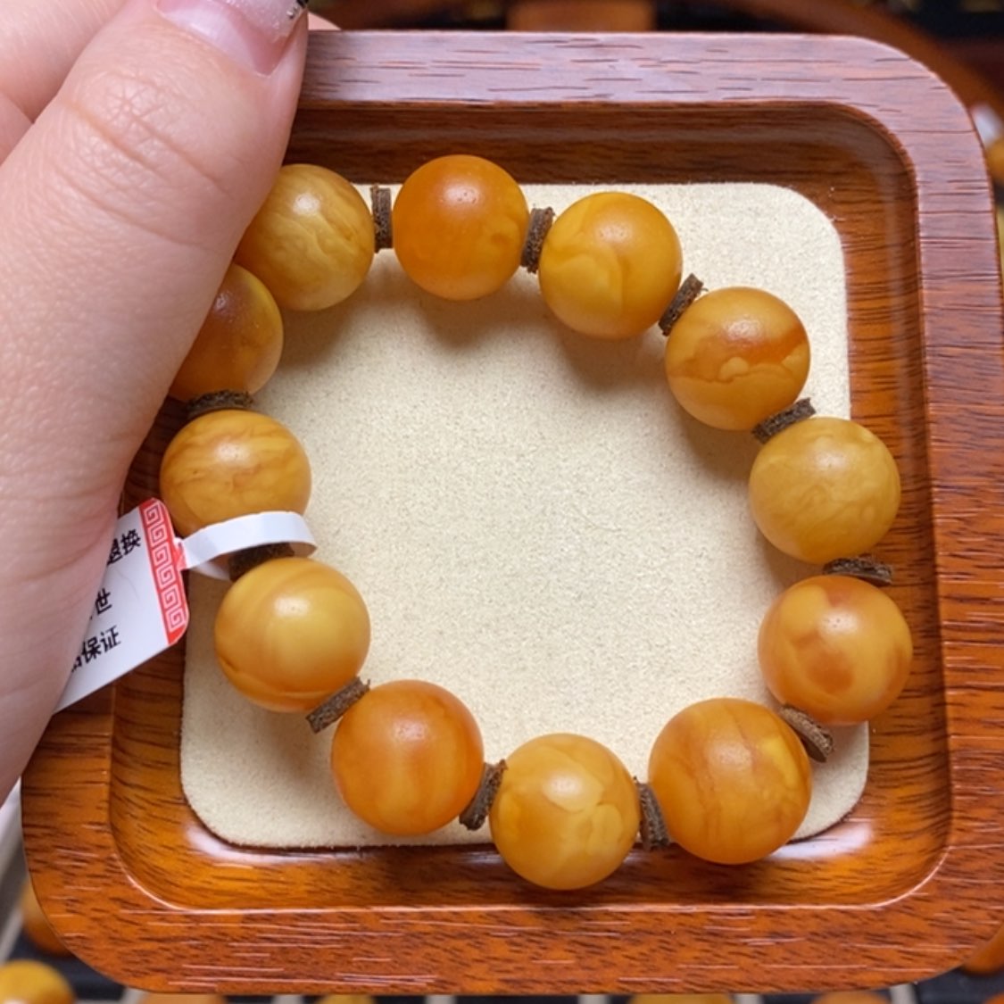 【闪购商品】蜜蜡手链未镶嵌王*手串