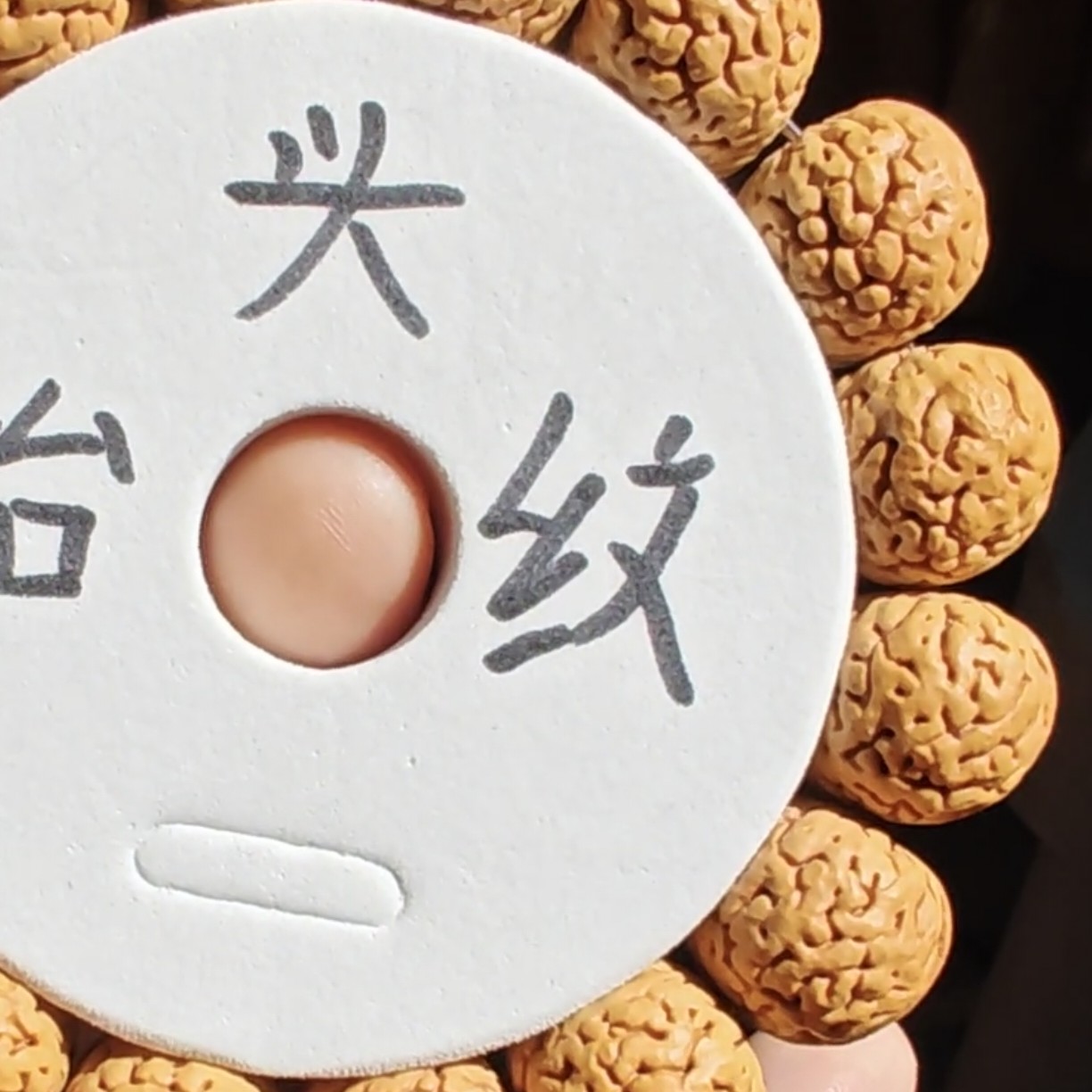 盘锦野生桃核手串18+矮桩大肚