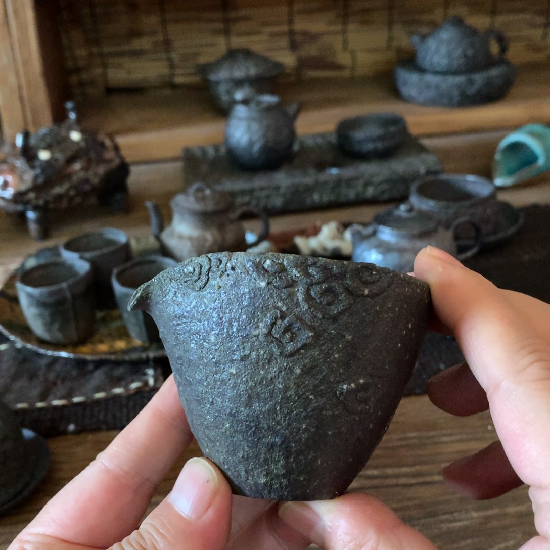 杯手工制作柴烧茶具