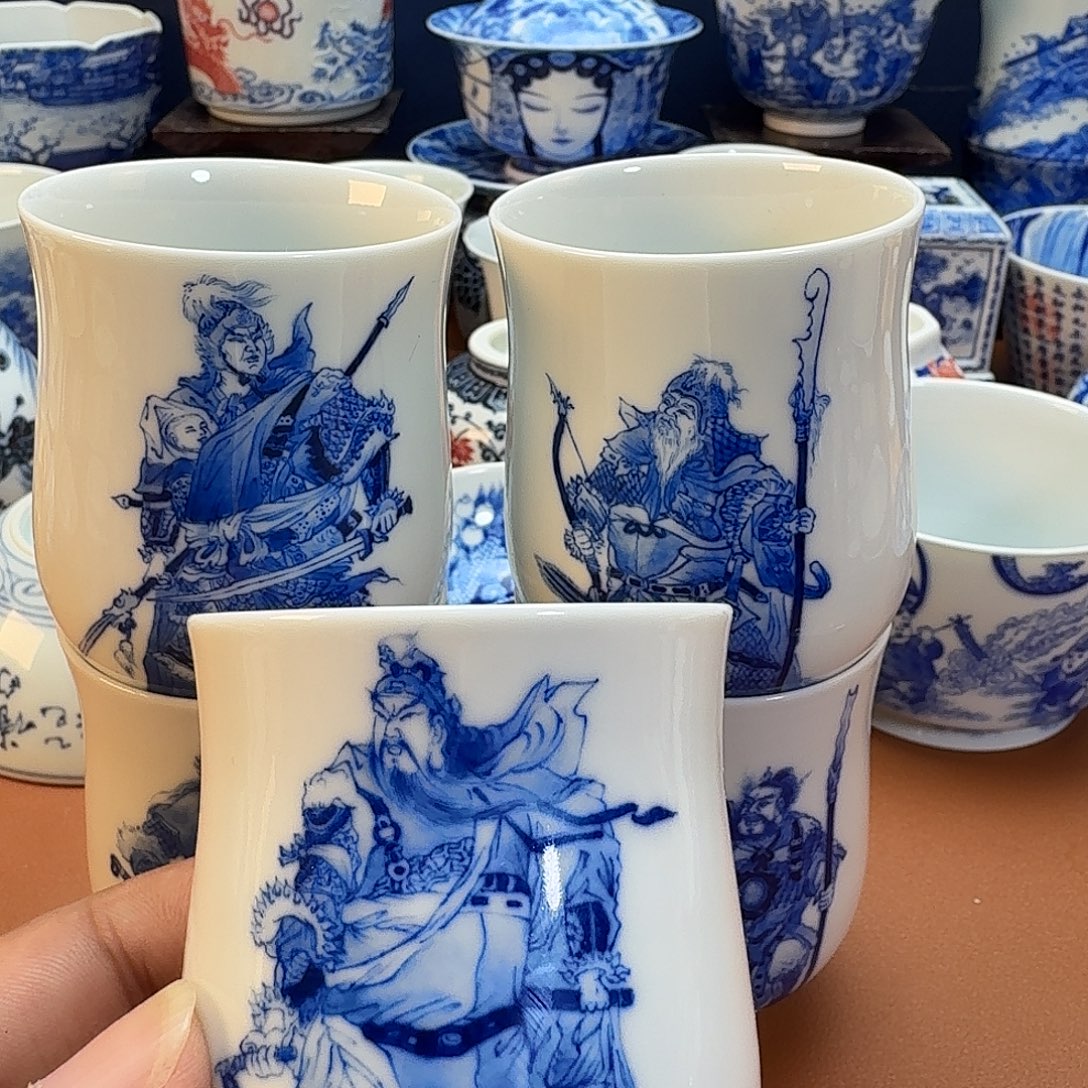 老****杯子景德镇全手工手绘陶瓷