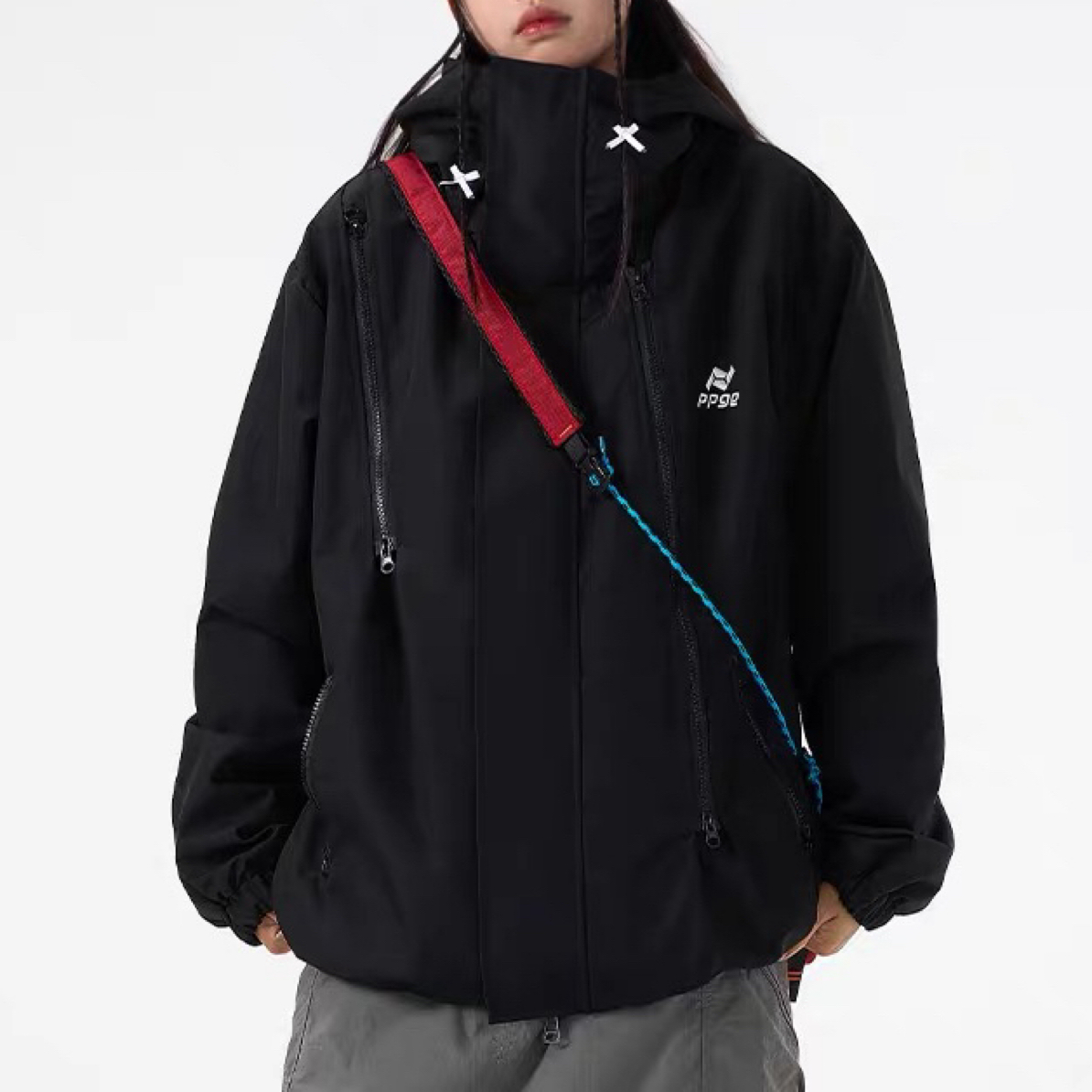 潮牌三合一户外防水防风徒步上衣2025新款百搭情侣款登山服