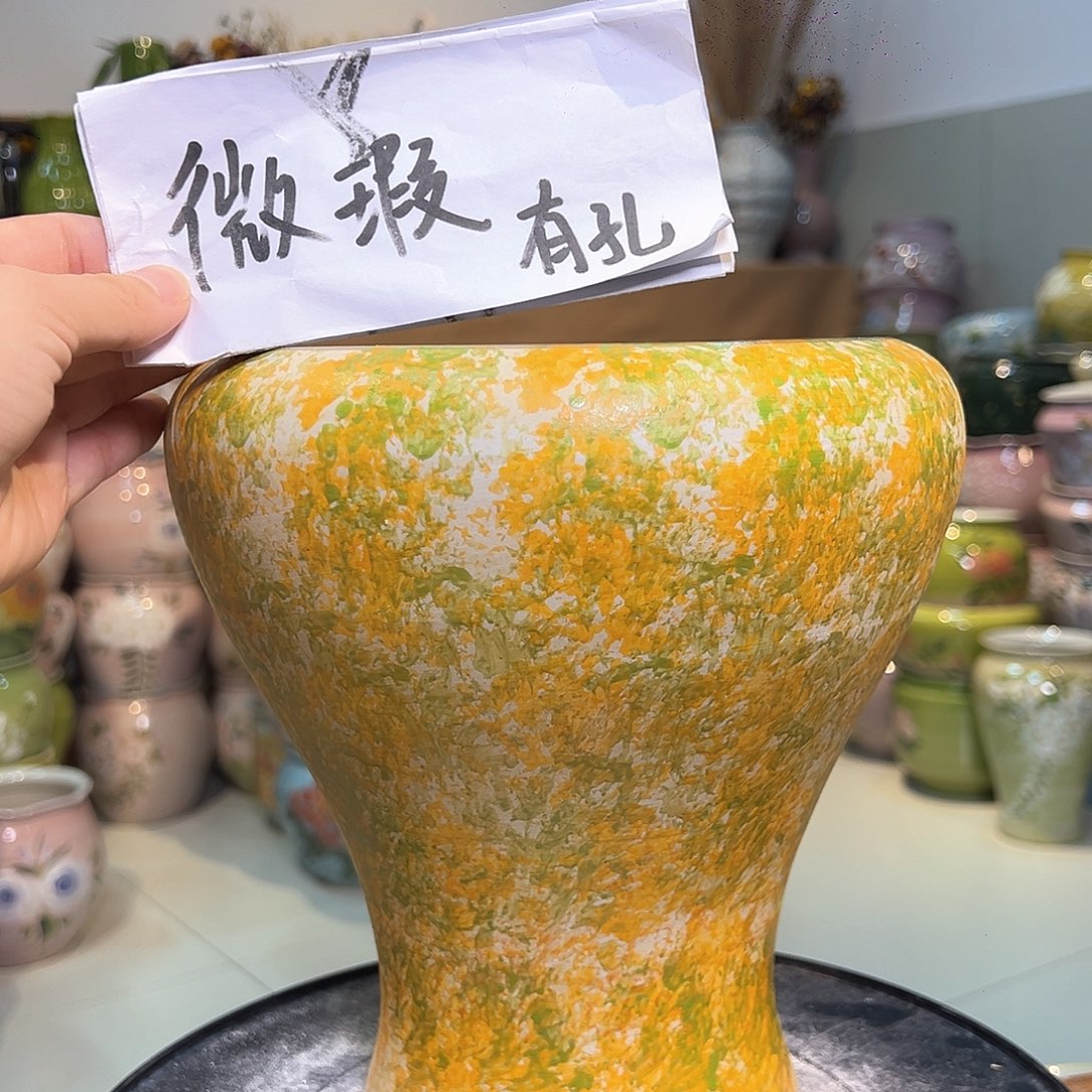 景德镇陶瓷花盆花器瑕258