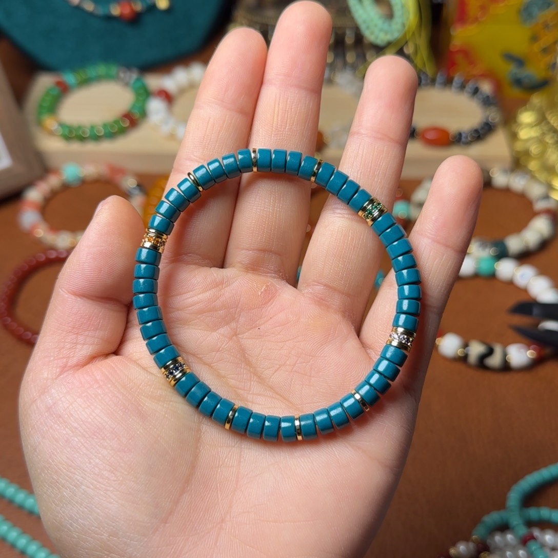 DIY玻璃藏式手串/108念珠