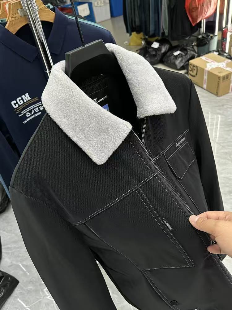 男士高端时尚翻领夹克-99321