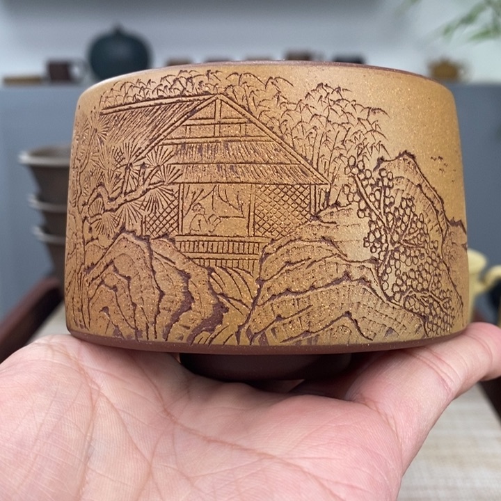 紫砂茶杯*️****宜兴紫砂主人杯