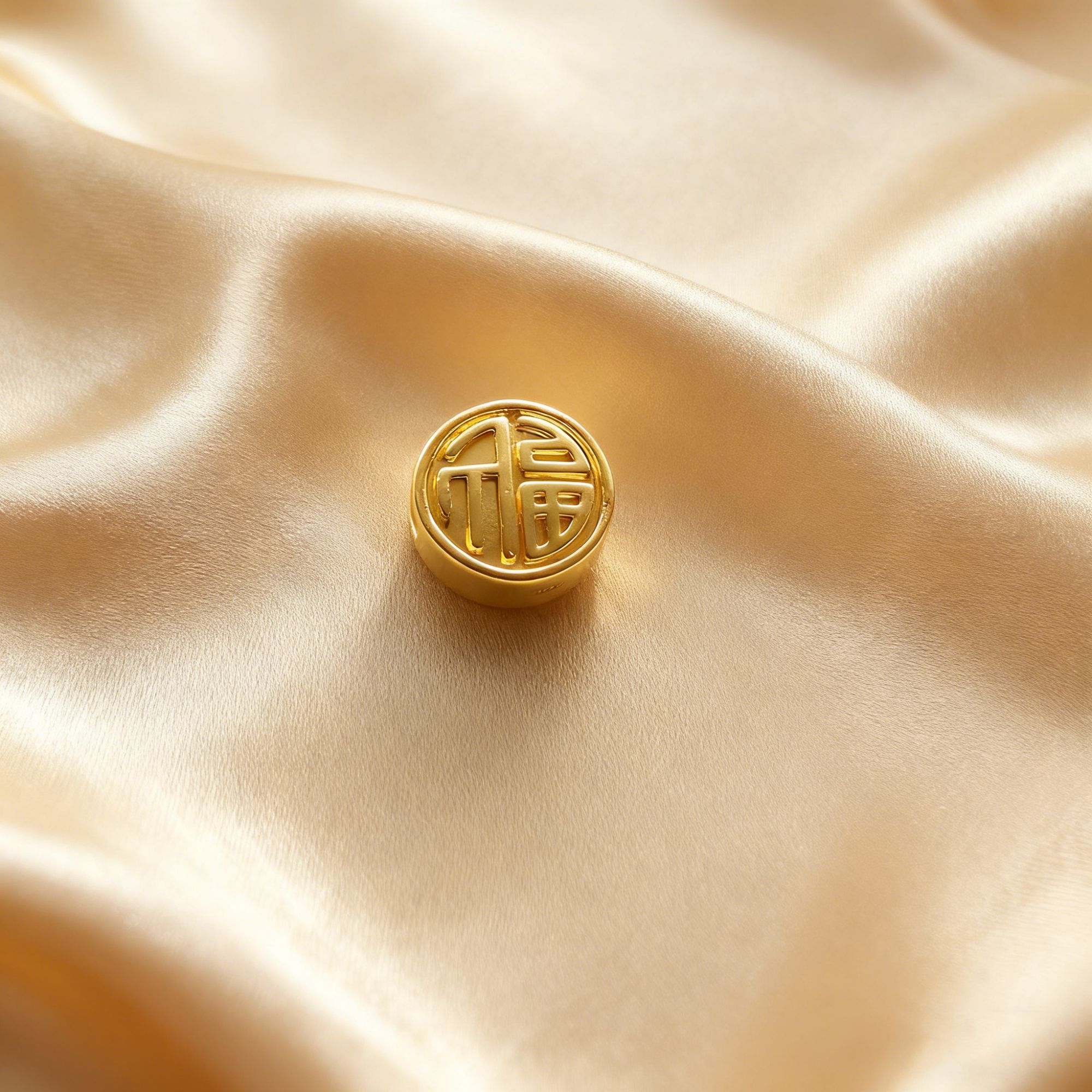 【黄金】足金999中穿福字CY60