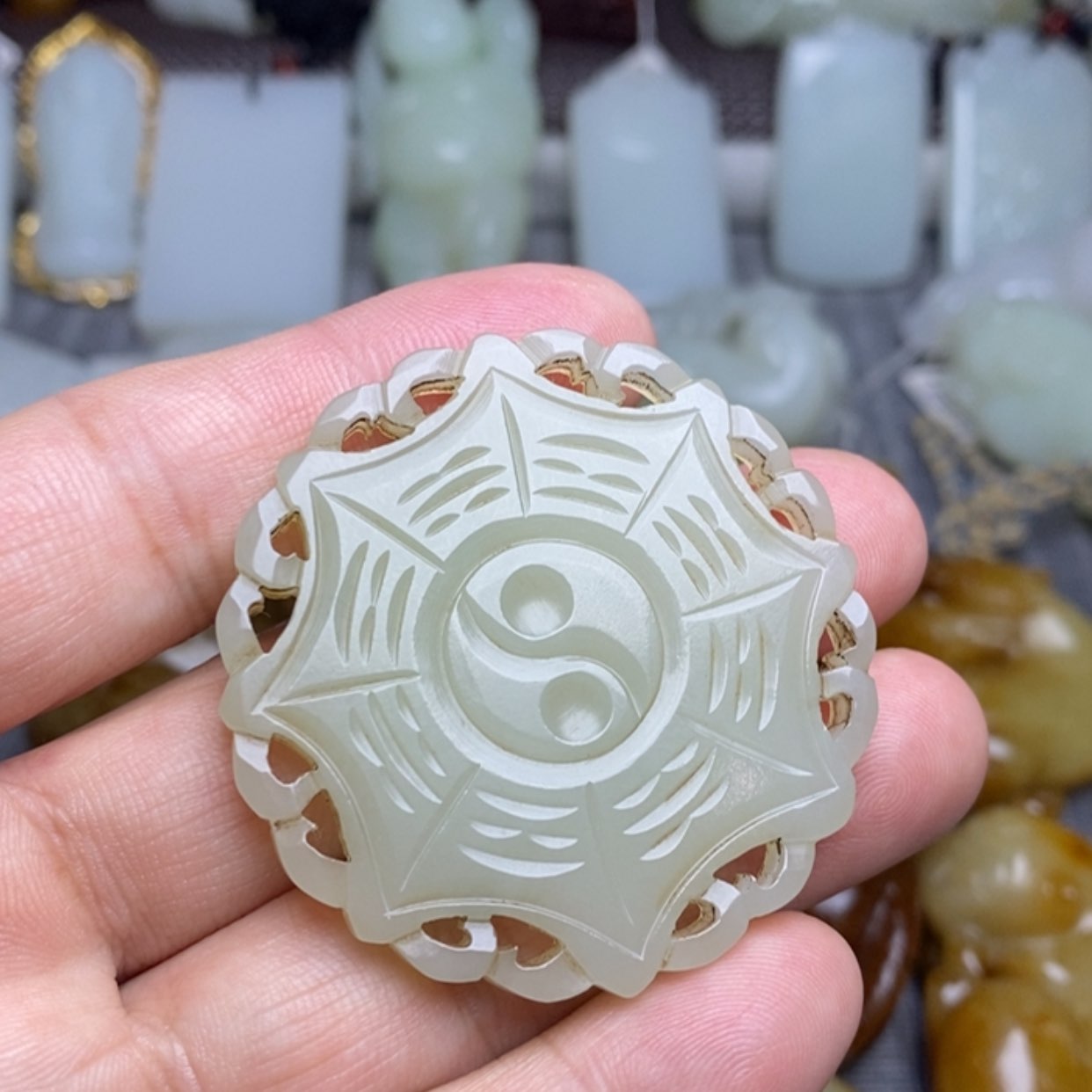 【闪购商品】和田玉（糖玉）颈饰未镶嵌