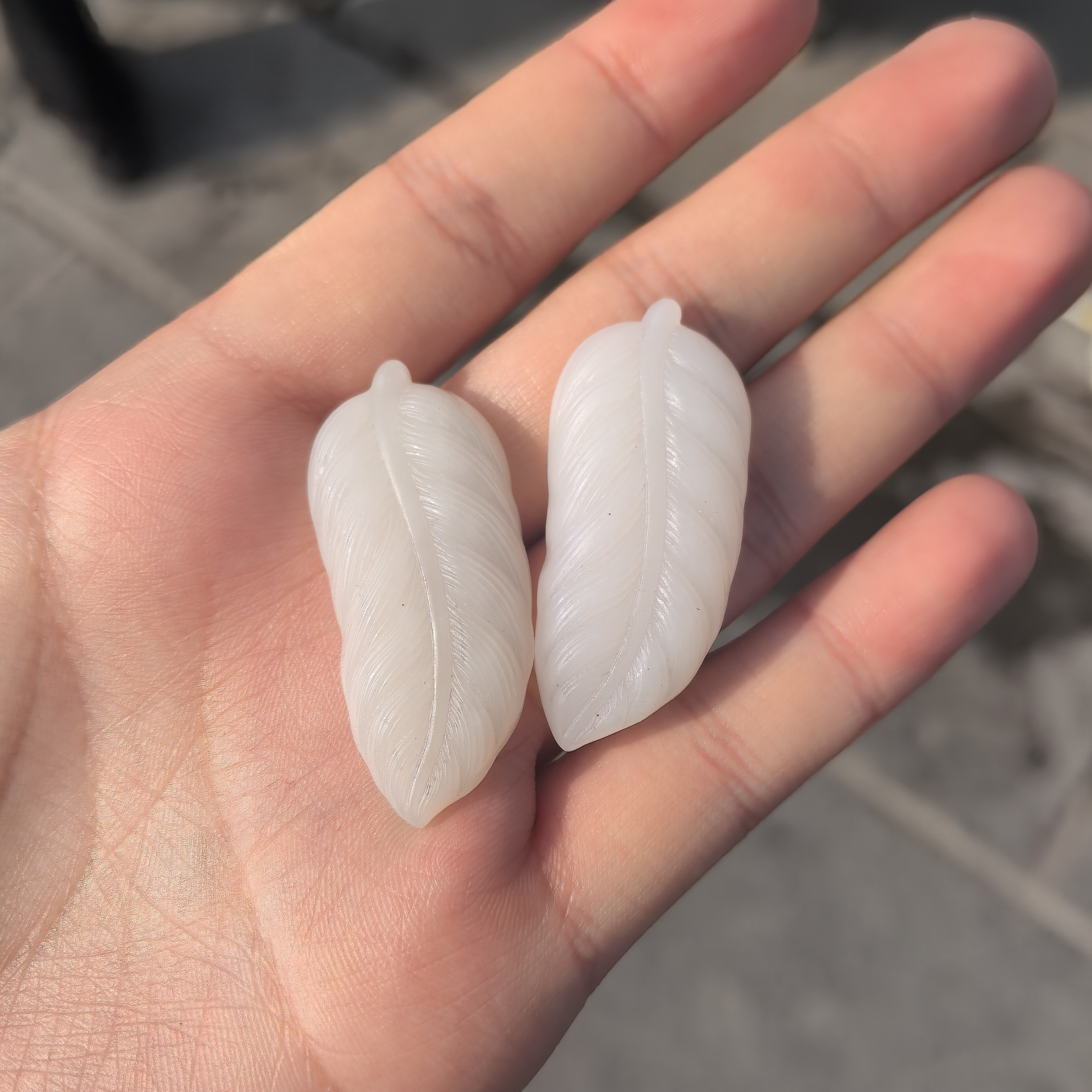 和田玉叶子吊坠多样性拍一发一