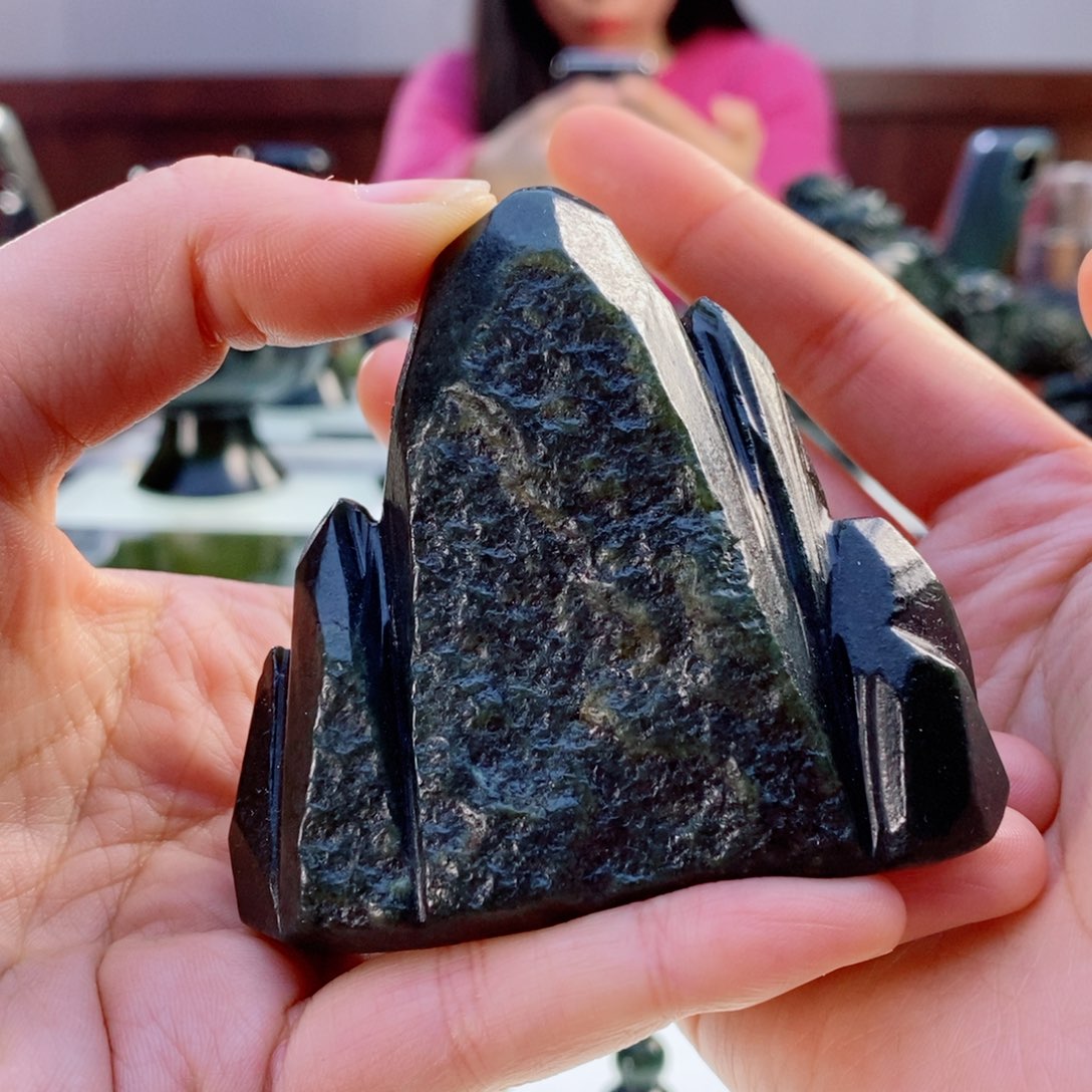 和田玉（青玉）挂件未镶嵌