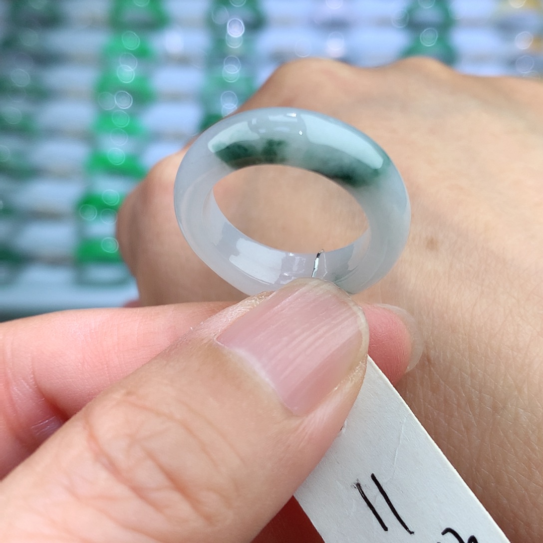 未镶嵌戒指翡翠11号