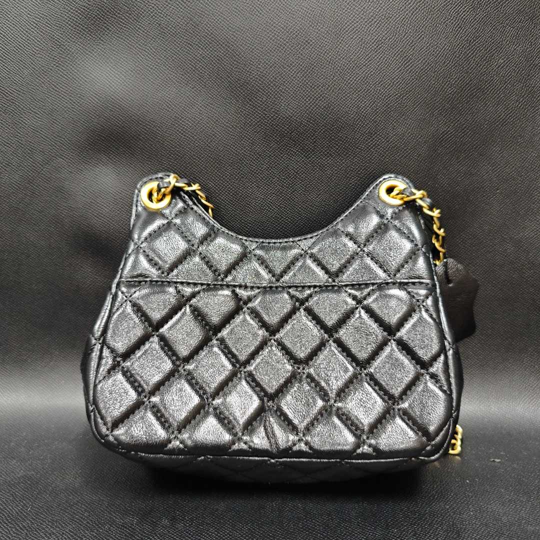 潮流真皮新款女包斜挎包 10720-1 黑色猫 小号19cm