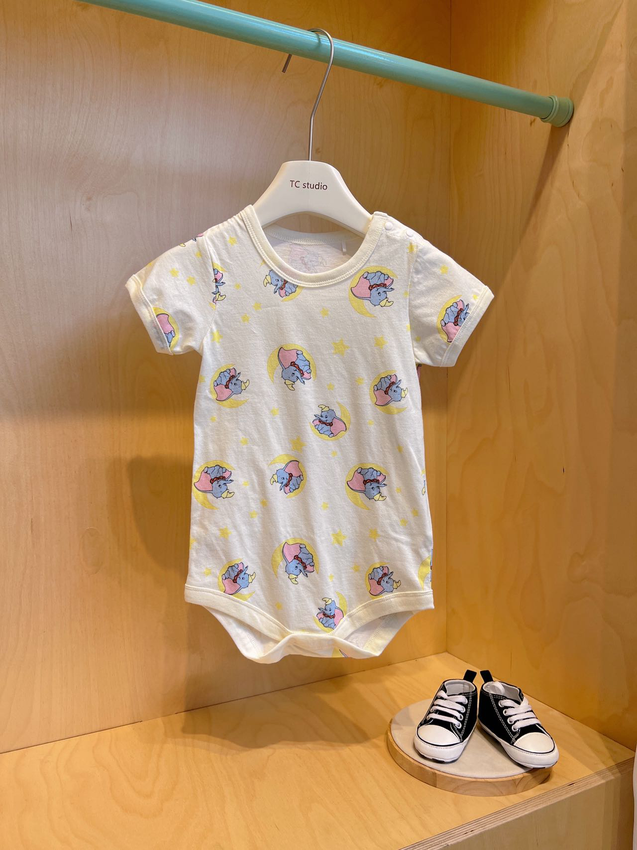 小飞象包屁衣卡通可爱婴幼儿新生儿连体衣