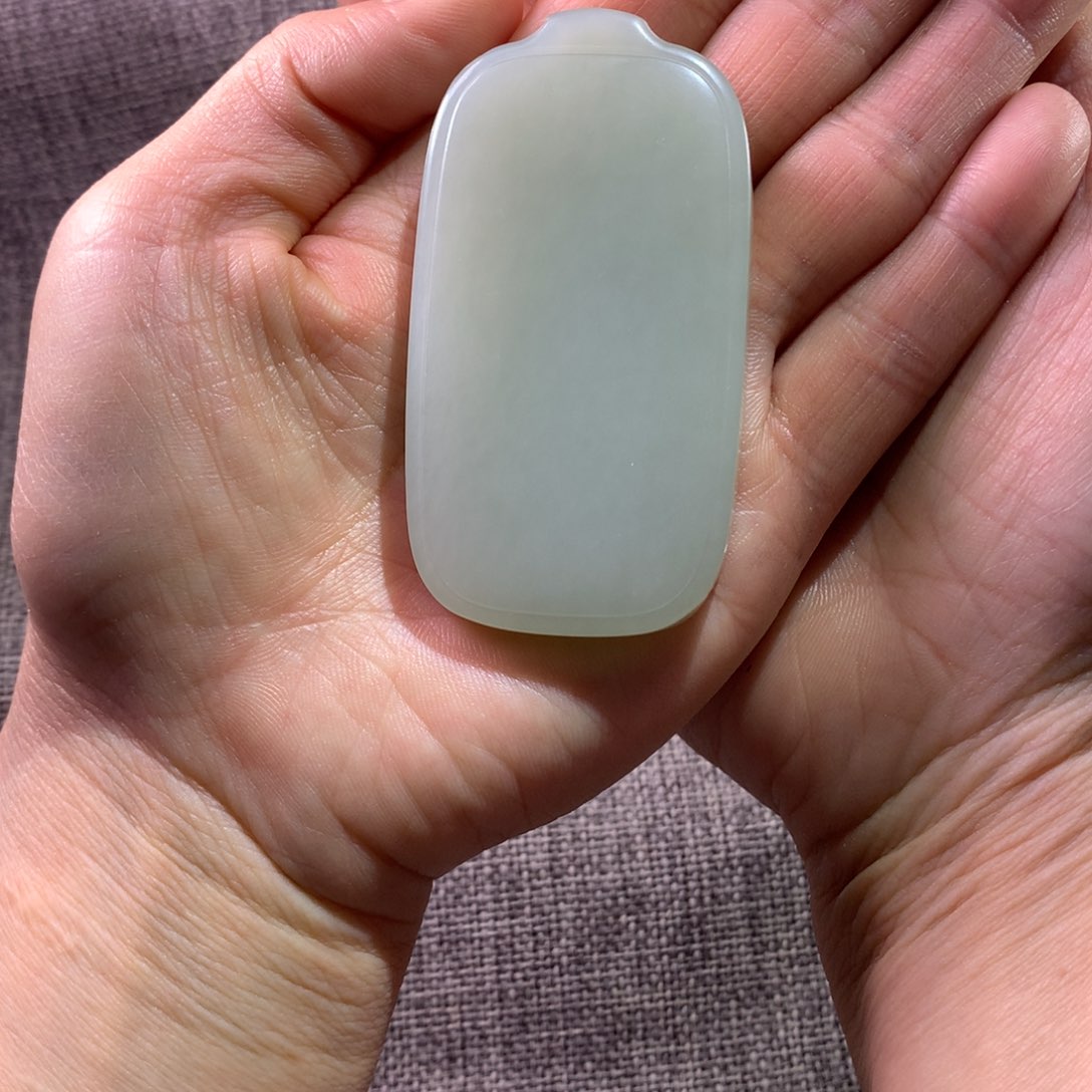 和田玉平安牌未镶嵌一****?