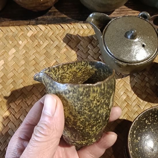 全手工原矿玛瑙釉茶器