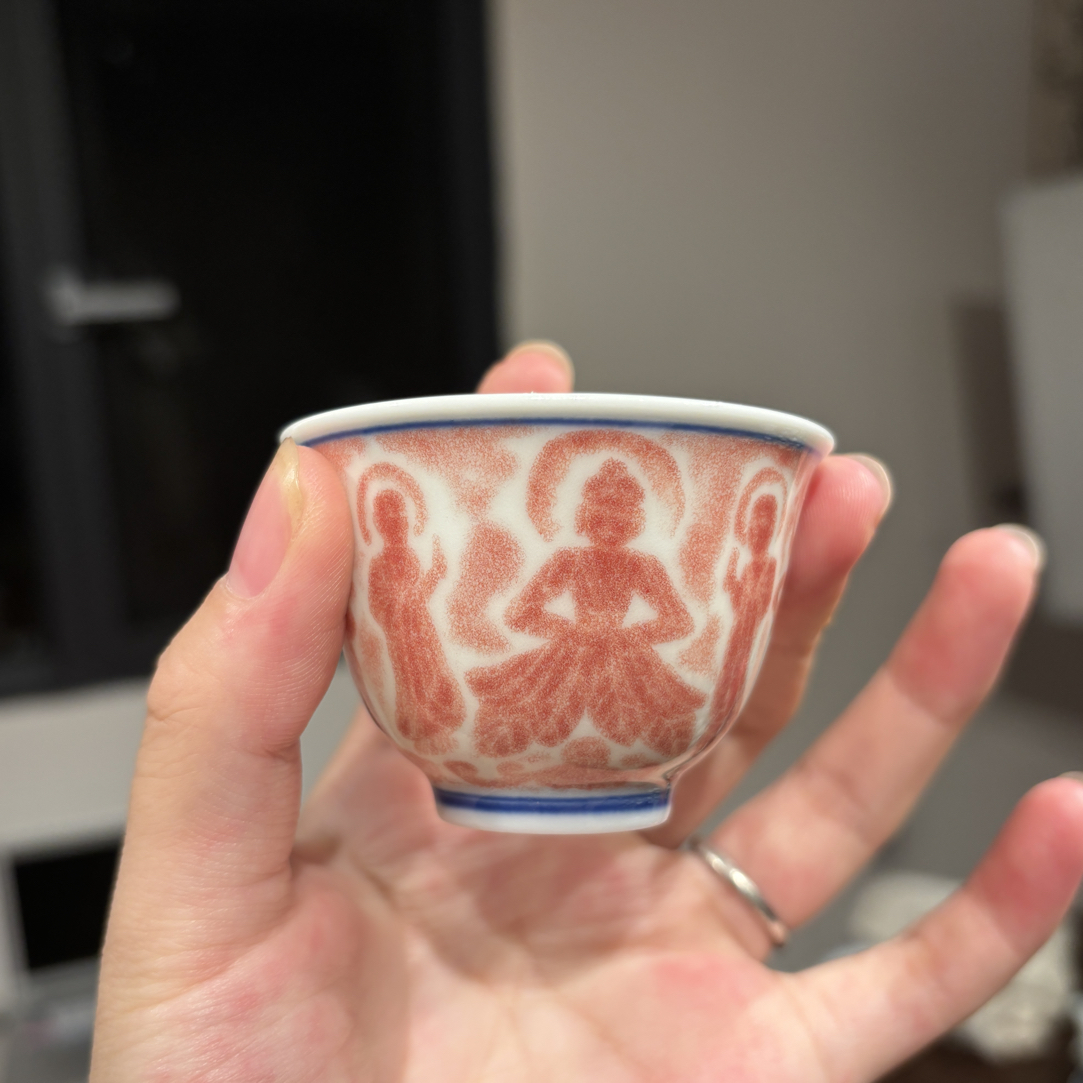 景德镇陶瓷敦煌小客杯（2只）