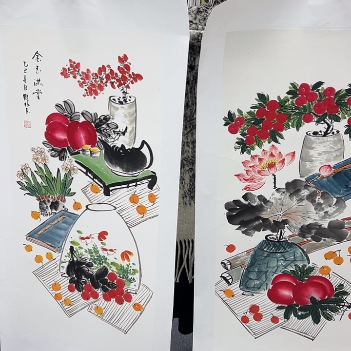 国画手绘国画大捡漏！