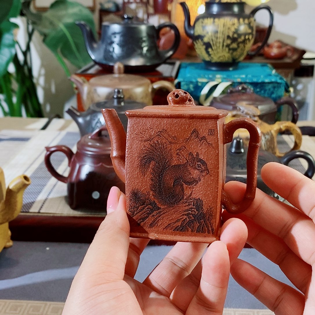 茶壶紫砂宜兴紫砂壶的人