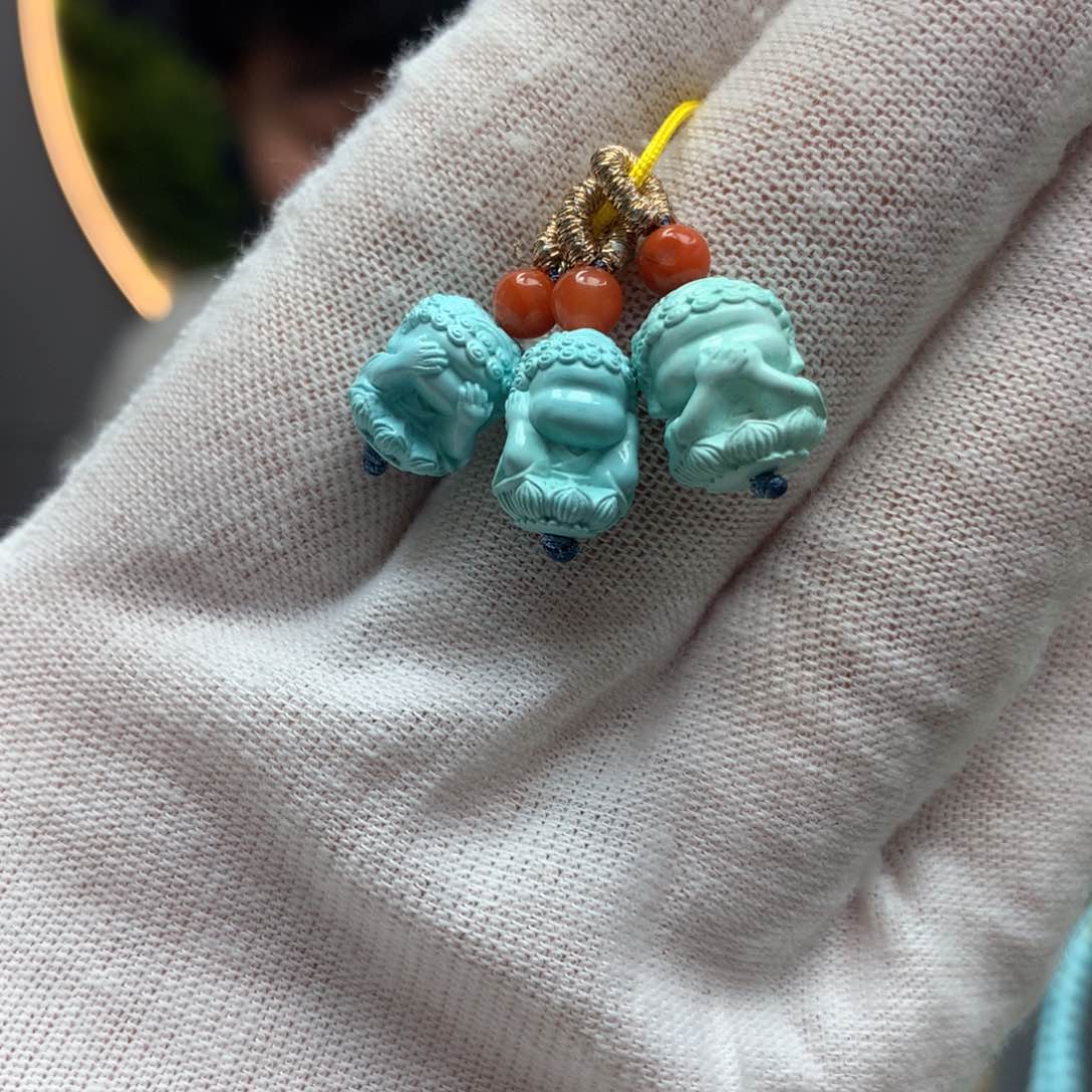 绿松石挂件未镶嵌