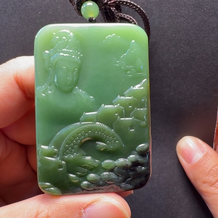 和田玉（碧玉）未镶嵌颈饰