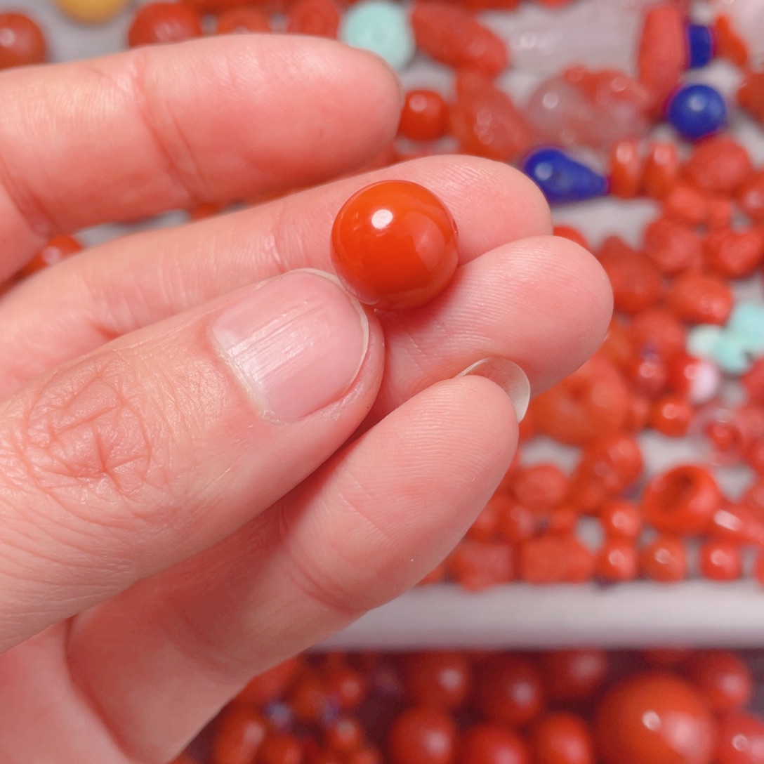 南红玛瑙配饰未镶嵌脚**地