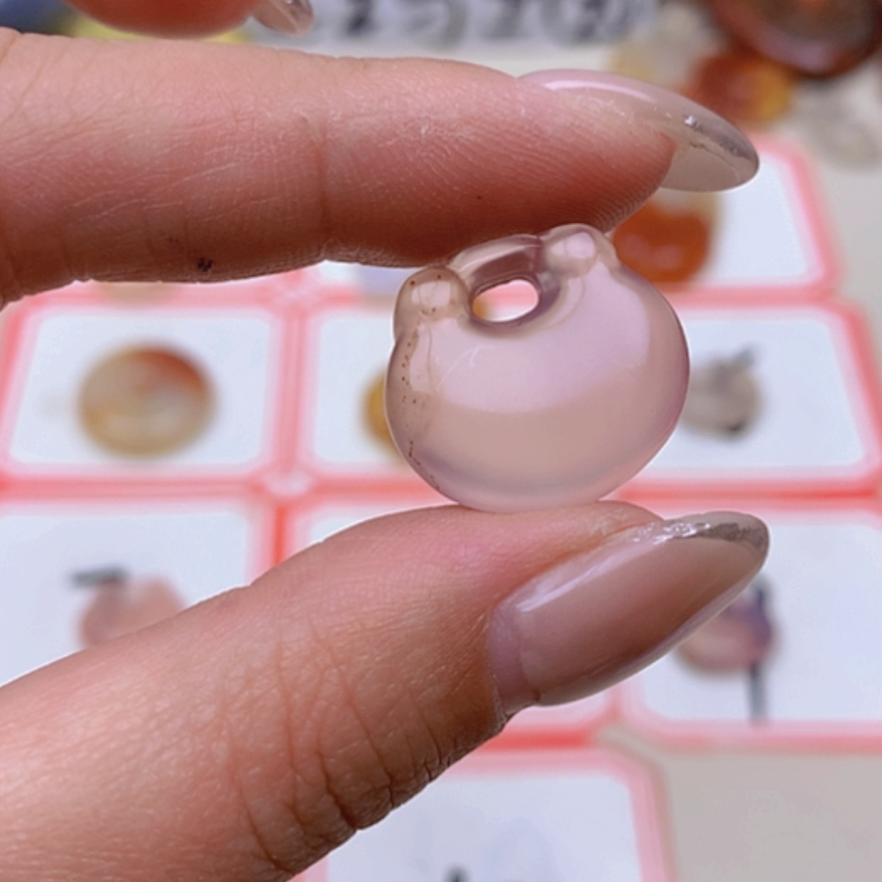 【闪购商品】未镶嵌玛瑙/玉髓珠宝半成品泽***0