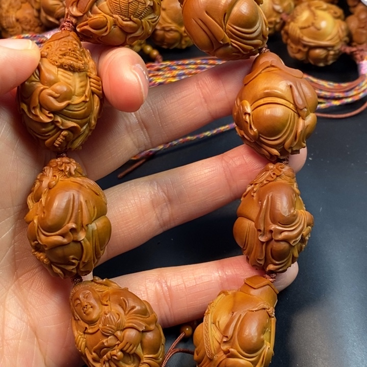 纸***机手串/手链橄榄核八仙手串