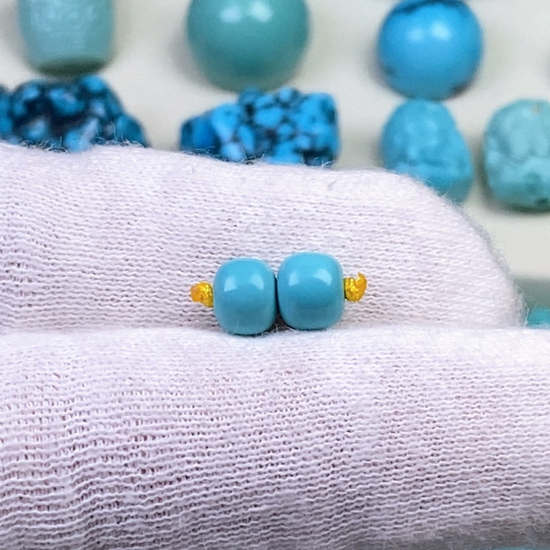 绿松石6.3mm老型未镶嵌