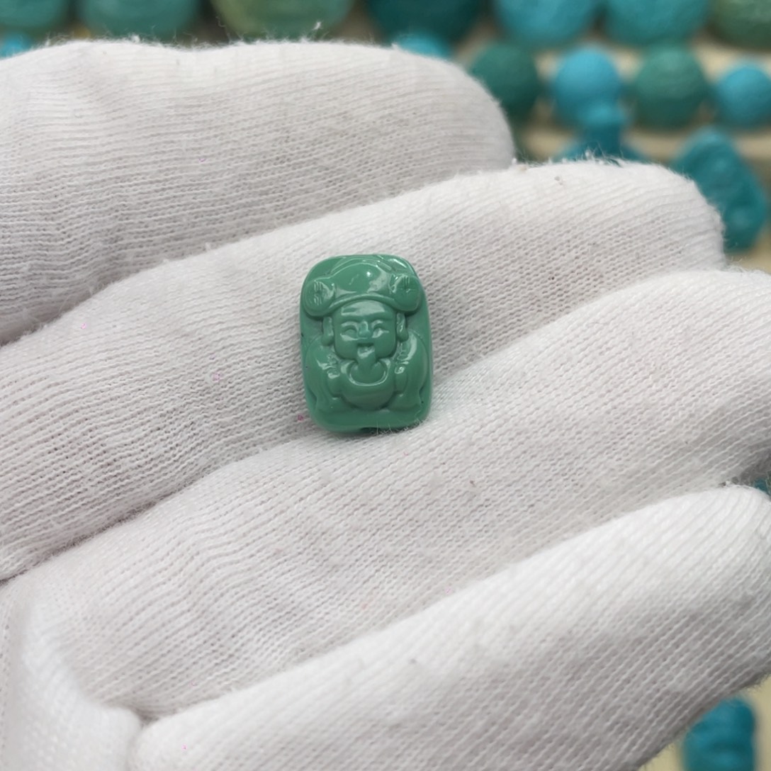 绿松石未镶嵌颈饰卡10.5-14.2-6.8