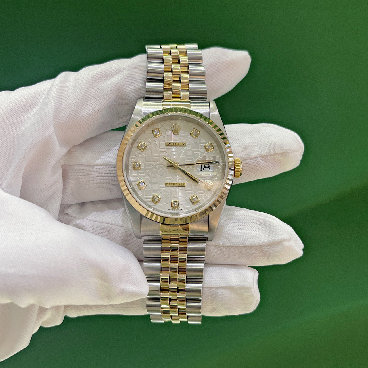 99新 Rolex/劳力士 日志系列36mm/男士机械腕表/单表/公价104000