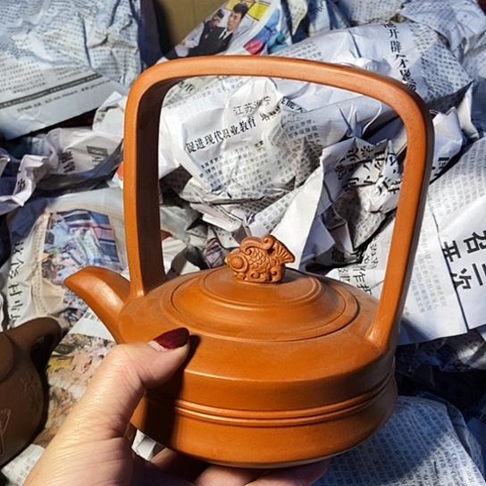 手工制作宜兴紫砂壶