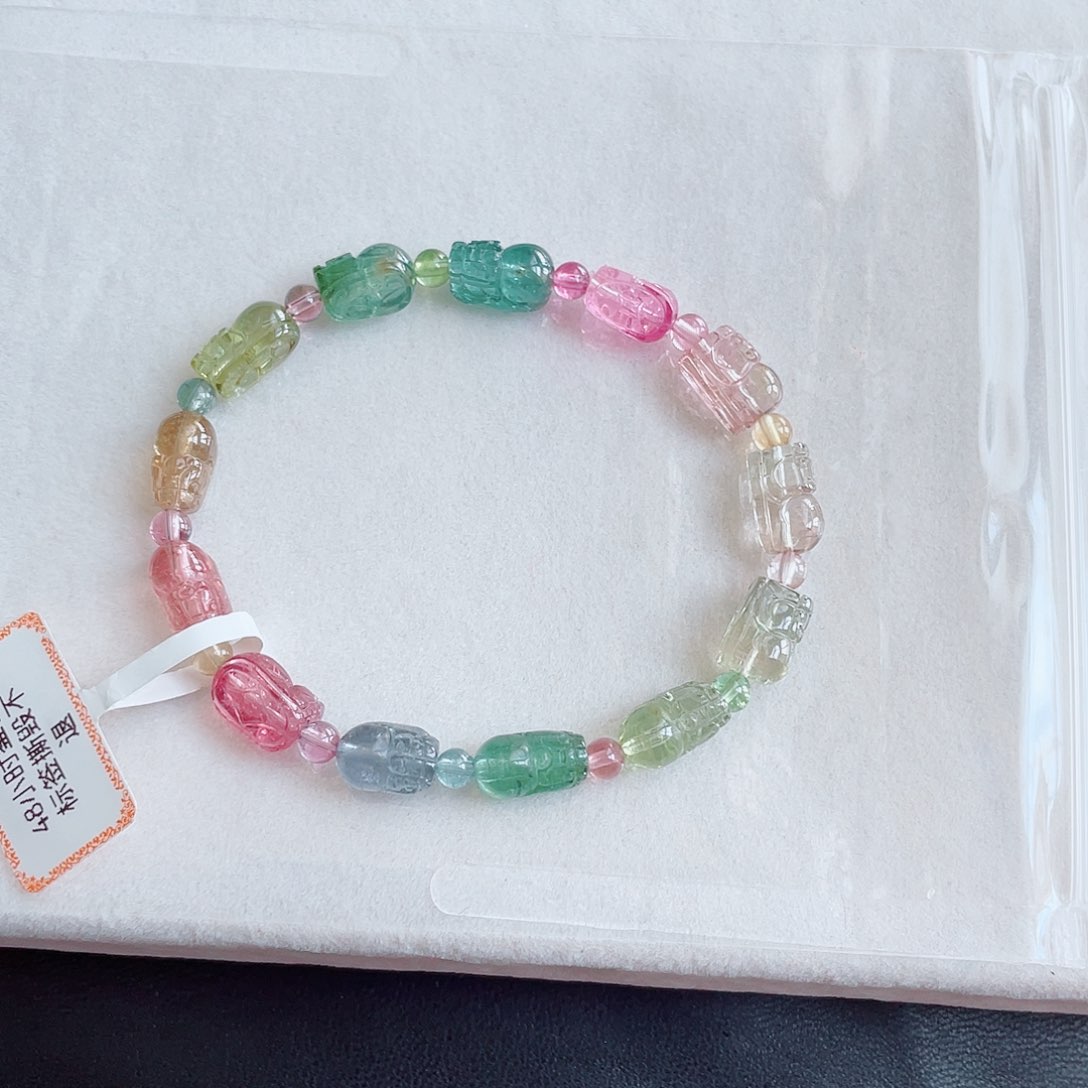 手链未镶嵌碧玺碧玺手链